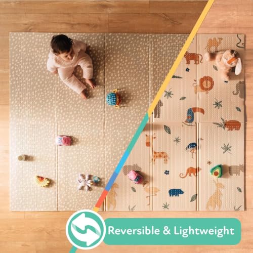 Nuby Reversible Baby Floor Mat | Safari - style: Safari