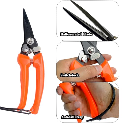 Goat Hoof Trimmers Serrated-Blade Hoof Trimmers for Goat, Sheep, Alpaca, Multiuse Trimming Shear with Non-Slip Handle, Livestock Hoof Care Tool for Goat Supplies