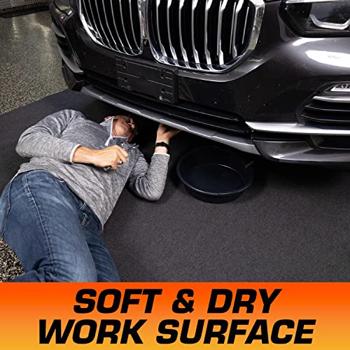 Armor All Premium Oil Spill Mat, Garage Floor Maintenance Mat (30" x 59"), Absorbent Oil Pad, Reusable, Washable, Durable, Waterproof Backing Contains Liquids, Protects Surface (USA Made) - size: 30" x 59"