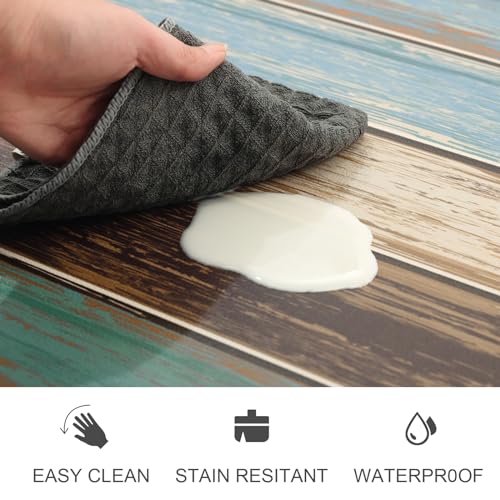 MAYHMYO Anti Fatigue Kitchen Mat for Floor Set of 2, 17.3"x 29"+ 17.3"x 59" | Comfort Mats, Cushioned, Non Slip, Waterproof Kitchen Rugs, Standing Mats, House, Sink, Office - color: Farmhouse, size: 29"L X 17.3"W X 0.4"Th + 59"L X 17.3"W X 0.4"Th