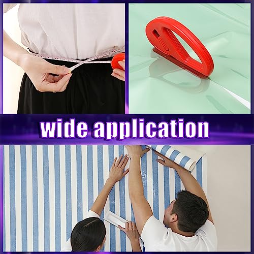 Swpeet 22Pcs Wallpaper Smoothing Tool Assorment Kit, Squeegee Scraper, Carving Knife Artistic Knife with Blades, Tape Measure and Scissors, for Stick Wallpaper Car Wrap Vinyl Window Tint Glass Film - color: N1