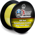 20 Gauge Electric Dog Fence Wire, 500 ft, Underground Boundary Wire | 500-ft continuous spool; polyethylene jacket, UV-resistant, direct-burial; fits Extreme Dog Fence, PetSafe & all in-ground - size: 500 Feet