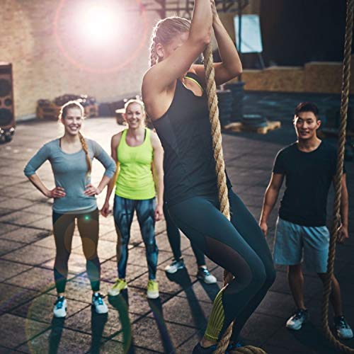 VIVITORY Gym Fitness Training Climbing Ropes, Workout Gym Climbing Rope | Home Training and Fitness Workouts,1.5'' in Diameter, Available 10, 15, 25, 30 Ft