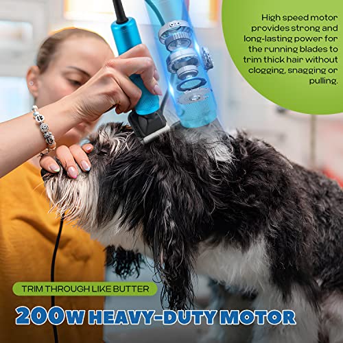 Pet Grooming Clippers 200W, Stepless Speed Control & Low Noise< 50db - size: 200W