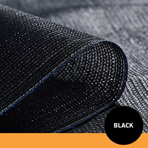 Coolaroo 70% UV Block Prvacy & Screening Fabric - Breathable Fence Cover for Patio, Balcony, Pool, and Play Area, Tear Resistant Windscreen, 6ftx15ft Roll, Black - color: Black, size: 6' x 15'