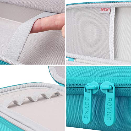 BOVKE Stethoscope Case for 3M Littmann Classic III Monitoring, Lightweight II S.E, Cardiology IV Diagnostic, MDF Acoustica Stethoscopes, Extra Room for Nurse Essentials and Medical Supplies, Turquoise - color: Turquoise
