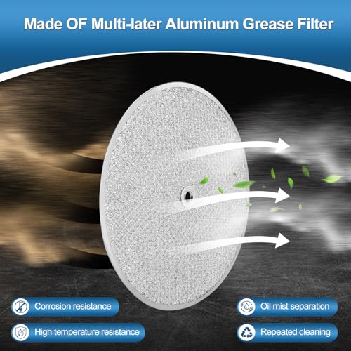 505 8 Inch 200 CFM Bathroom Exhaust Fan Ceiling Exhaust Fan | Vertical Discharge Kitchen Exhaust Fan, Bathroom Vent Fan for Attic Garage Laundry Room Home Ventilation