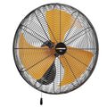 Pro Series 18 inch Oscillating High Velocity Wall Mount Fan, 3 Speeds, Adjustable Tilt, Quiet Operation Commercial Shop Fan for Garage - size: 18 inch - Indoor