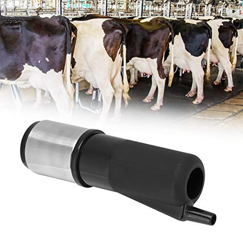 Milk Machine Cup,Stainless Steel Cup Shell & Inflation Liner Milk Pulse Controller for Farm Electric Cow Milking Machine, Milking Machine for Goats, Cows