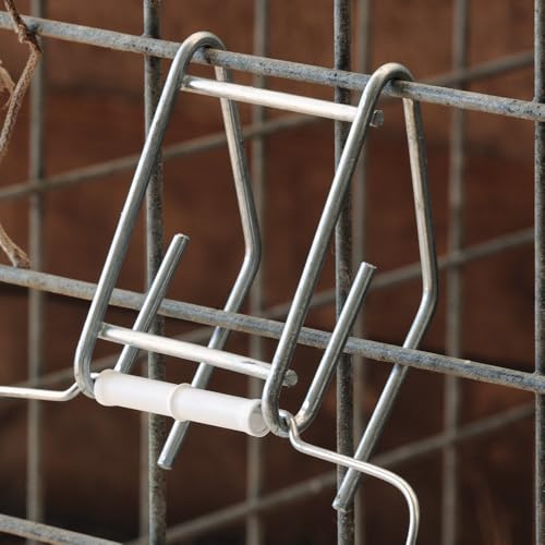 Premier 1 Lamb 'N' Goat Kid Prima Orphan Feeding Bucket – 2 Gal, Round | 3 nipple holes. See-through bucket for easy milk monitoring. Easy to clean. For orphan lambs & goat kids. - size: 2 Gallon Round - 3 Holes