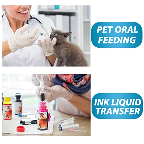 20ml Plastic Syringe for Liquids, Oral, Scientific Labs, Measuring, Dispensing, with Cap- 10 Pack 20ml Syringes - style: 20 ml