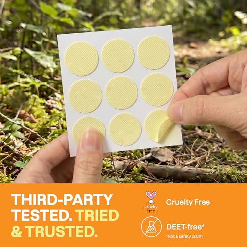 Cliganic Mosquito Repellent Stickers for Kids & Adults (90 Pack) - Solid Patches, Natural DEET-Free, Essential Oil Infused, Insect Repelling Garments - size: 90 Count (Pack of 1)