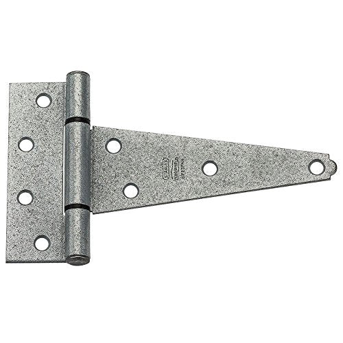 National Hardware N129-445 286BC Extra Heavy T Hinge in Galvanized - size: 6 Inch