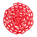 US Weight 1.5" x 25' SunSheild Plastic Safety Chain – Red - color: Red, size: 25 Feet