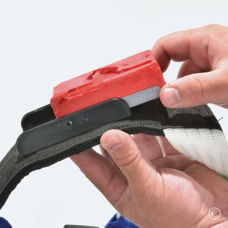 Premier 1 EZ-Mark Harness Crayon for Sheep & Goat Marking – Orange | Orange crayon. Identifies if ewe or doe has been bred. Use at 40–80°F. Compatible with Premier marking harnesses. - style: Orange Crayon