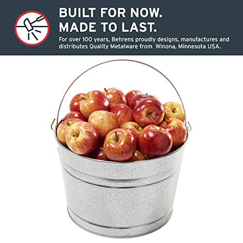 Behrens C17GS 4-1/4-Gallon Galvanized Steel Pail - size: 17 quarts, style: Galvanized