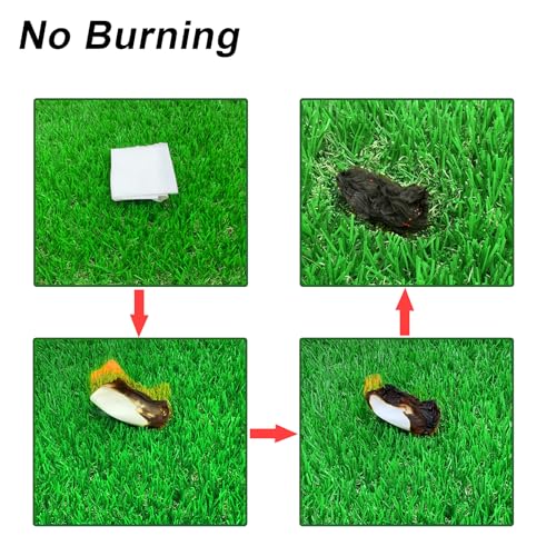 Irieiply 6 Pack 12"x12"x1.2" Chicken Nesting Pads for Laying Eggs, Washable Artificial Spring Grass Carpet Synthetic Turf Mat Nest Box Bedding for Chicken Coop