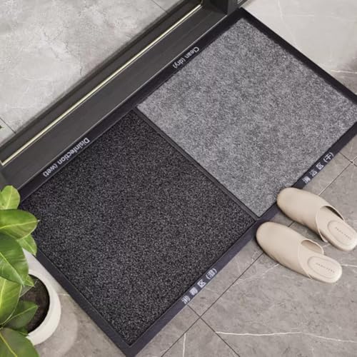 Disinfection Floor Pad Mat Sanitizing Floor Mat Multifunction Entrance Mat Footbath Rug Shoe Home Hotel (Grey) - color: Grey