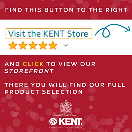 Kent SPC82 Fine Tooth Salon-Style Dressing Comb - Professional Barber Haircut Comb for Styling and Teasing - Quality Barber Supplies - Saw-cut Handmade in England - size: SPC82