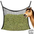 YedsIntu Hay Bags for Horses, Slow Feed Hay Nets for Horses Goat Sheep, Large Capacity Hay Feeder for Stall, Trailer, Pasture (Black) - size: 1PCS