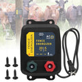 Electric Fence Charger, 5 Mile Plug in Electric Fence Energizer, for Preventing to Prevent Bears, Raccoons, Skunks Intruding - color: BLACK, size: 5 MILE