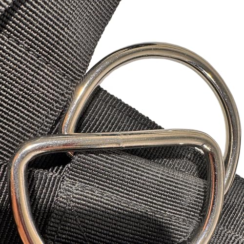 Calf Sling for Weighing, Lamb Weighing Sling, for Weight Small Animal, Livestock Sling for Calves, Lambs, Alpacas, Goats-Newborn & Small Animals Weighing Harness (Black) - color: Black