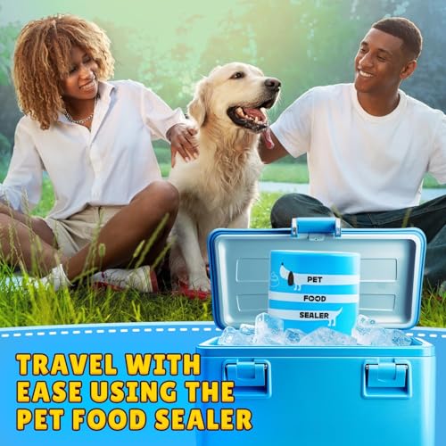 The Original Canned Dog Food Storage Container (2 Pack) Patent Pending Reusable Airtight Can Cover Pet Food Sealer - Keeps Dog Food Can Fresh in the Fridge, Eliminates Odor - color: Can - 2 pack