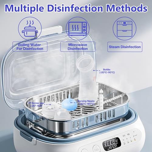 Pet Feeding Bottle and Syringes, 3 Sizes Nipples with Ventilation Valve Resistant Tearing Perfect for Puppies, Kittens, Small Wildlife (Blue) - color: Blue