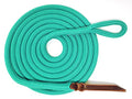 Double Braid Lead Rope with Eye Splice Loop, 12-14FT Lengths (Turquoise, 14 ft.) - color: Turquoise, size: 14 ft.
