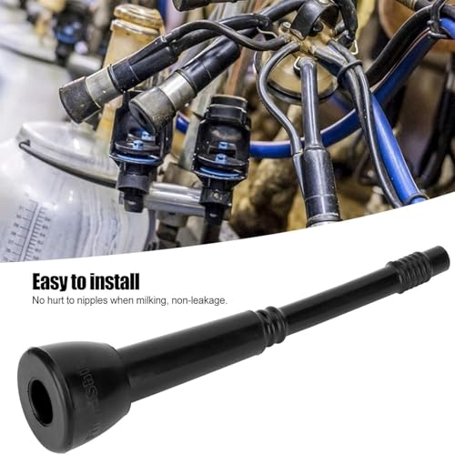4PCS Milking Machine Liners,Black Soft Rubber Milking Liner Replacement,Milking Liner Tool for Livestock Breeding Industry Cow Milking Machine