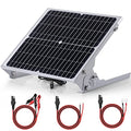 SUNER POWER 20W 12V Solar Battery Charger Maintainer, Built-in Smart MPPT Charge Controller, Adjustable Mount Bracket, Waterproof 20 Watt Solar Panel Kits for Car Automotive Boat Marine RV Trailer - size: 20W PRO