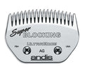 Andis 64340 Carbon-Infused Steel UltraEdge Super Blocking Large Animal Clipper Blade, Blocking, Stainless Steel - style: Super Blocking