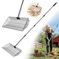 Chicken Poop Scooper for Sand, 15-Inch Large Adjustable Metal Chicken Manure Scoop, Chicken Coop Scooper for Sand Suitable for Chicken Coops, Rabbit Coops, Stables, Gardens, Beaches - size: 3.9"L x 15.0"W x 66.5"H