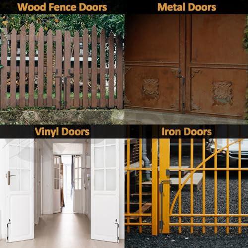 12" Cane Bolt Gate Drop Rod Heavy Duty Gate Hardware, Gate Ground Latch for Wood Metal Vinyl Gates Doors Stopper for Gate Ground, Wrought Iron Gate Latches, Black Finish-1 Pack - size: 12 Inch