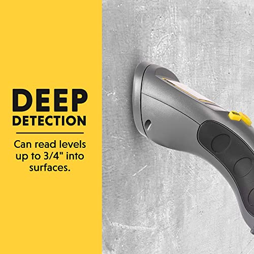General Tools MM8 Pinless Moisture Meter for Wood, Walls & Mold Detection | Non-invasive wood moisture meter for walls, drywall & lumber. Mold detector for home moisture & humidity moisture testing. - size: MM8
