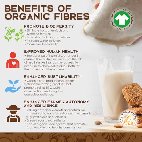 XXL 14"x14" Nut Milk Bag - 100% Organic Unbleached Cotton Easy To Clean Nut Milk Strainer/Cheesecloth Bags, Reusable for Straining Oat Milk, Almond Milk, Cheese making, Celery Juice