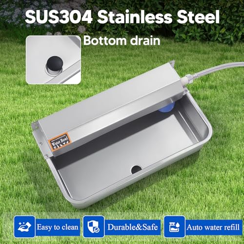 Automatic Water Dispenser for Dog, 6L Dog Water Bowl Dispenser, Large Water Feeder - size: 6L
