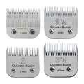Replacement Blades set compatible with Oster Classic 76/Andis dog Clippers | Includes 4 detachable blades， Cut Length 3/64" to 3/8" - color: 1.2MM-9.5MM(4 PACK)