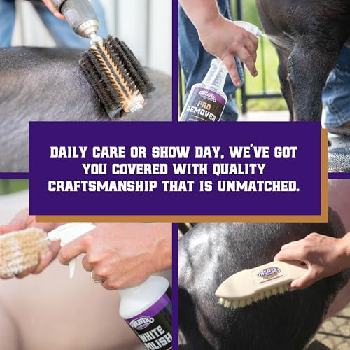 Weaver Livestock Basic Pig Show Whip, Hog Livestock Whip with Braided Nylon Handle, Leather Popper, Lightweight Braided Shaft - color: 36" - Mauve/White