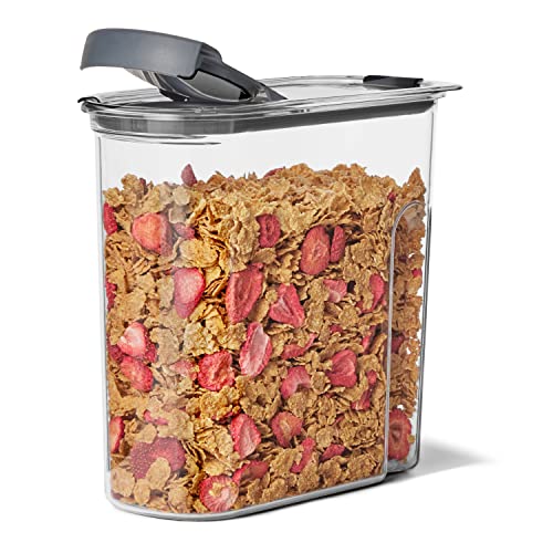Rubbermaid Brilliance Airtight Cereal Food Storage Container, Shatterproof, BPA-Free and Dishwasher-Safe, 32oz Capacity - size: 18 Cup