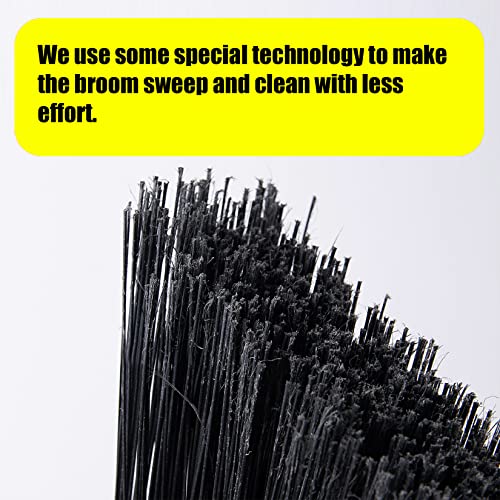 Yocada Heavy-Duty Broom Outdoor Commercial Broom 54Inch | for Courtyard Garage Lobby Mall Market Floor Home Kitchen Room Office Pet Hair Rubbish - size: 54 Inch (Pack of 1)