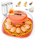 12 Egg Incubator for Hatching Eggs, Smart Temperature and Humidity Control, Automatic Egg Turning, Incubator for Hatching Chicken, Quail, Duck Eggs, 360° Clear View for Home, Classroom, Farm