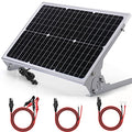 SUNER POWER 30W 12V Solar Battery Charger Maintainer, Built-in Smart MPPT Charge Controller, Adjustable Mount Bracket, Waterproof 30 Watt Solar Panel Kits for Car Automotive Boat Marine RV Trailer - size: 30W PRO