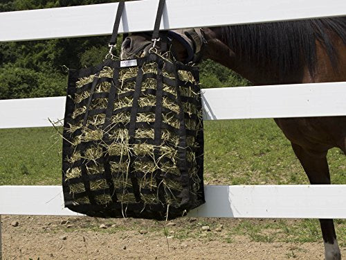 Derby Originals Supreme 4-Sided Slow Feed Hay Bag – Patented, 1-Year Warranty, 3.5" & 1.75" Openings - color: Purple