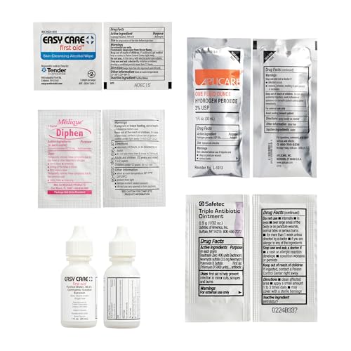 Adventure Dog Medical Kit - Vet in a Box | Includes Disposable Skin Stapler, QuikClot Gauze & Hemostat Forceps, Plus LED Headlamp for Hands-Free Pet First Aid