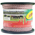 Fence Rope,Upgraded Electric Fence Polywire,6 Stainless Steel Strands for Reliable Conductivity and Rust Resistance UV Resistant,5050 Feet/1540 Meters,Red and White Color - size: 5050Feet