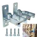 2Pcs Heavy Duty Gate Hinges, 1-3/8" Wall Mount Hinge for Chain Link Fence & Wood Gate, Steel Outdoor Gate Hardware, Farm Gate Hinges & Fence Parts