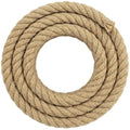 Natural Jute Rope (1 Inch x 10 Feet) Thick Hemp Rope Twisted Manila for DIY Crafts, Deck Railings, Porch Swing, Nautical Decorating - size: 1 Inch x 10 Feet