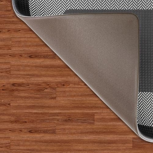 Chef Gear Hettie Anti Fatigue Cushioned Kitchen Mat 18"x48" Black - color: Black, size: 48"L x 18"W x 0.3"Th