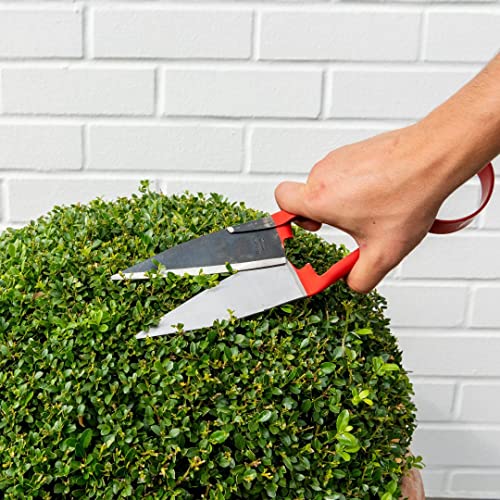 BERGER Sheep & Hedge Shears – 12.2" Forged Garden Shears with Self-Sharpening Heat-Treated Carbon Steel Blades, 5.5" Cutting Length, Round Spring – 27310